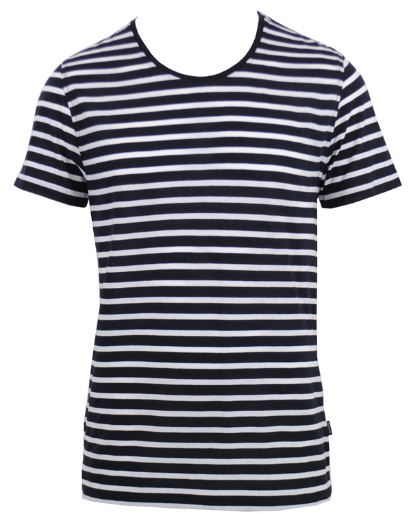 Herre | T-Shirts | Tiger of Sweden | Yokko Stripes T-Shirt Light Ink