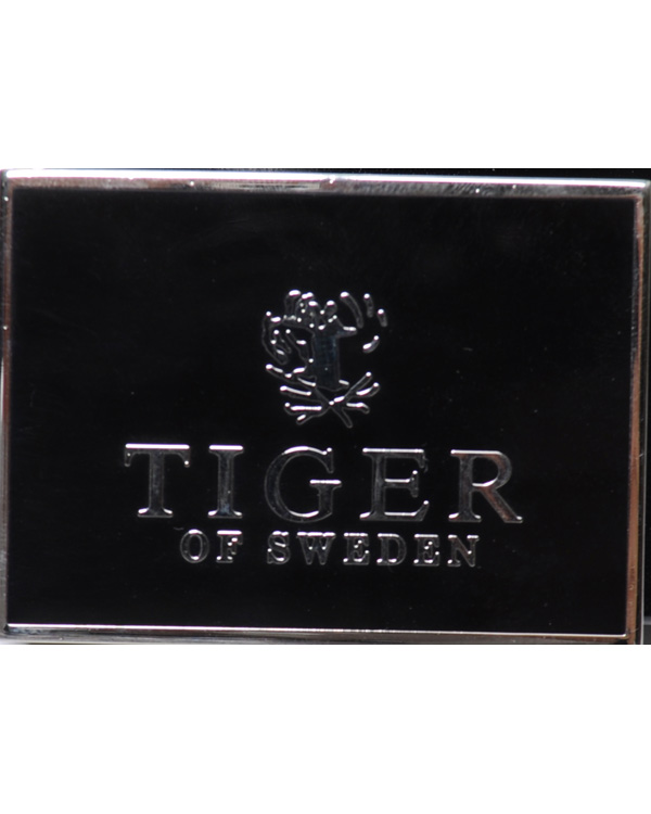 Herre | Tiger of Sweden Leather Logo Belt Black | Tiger of Sweden | Leather Logo Belt Black