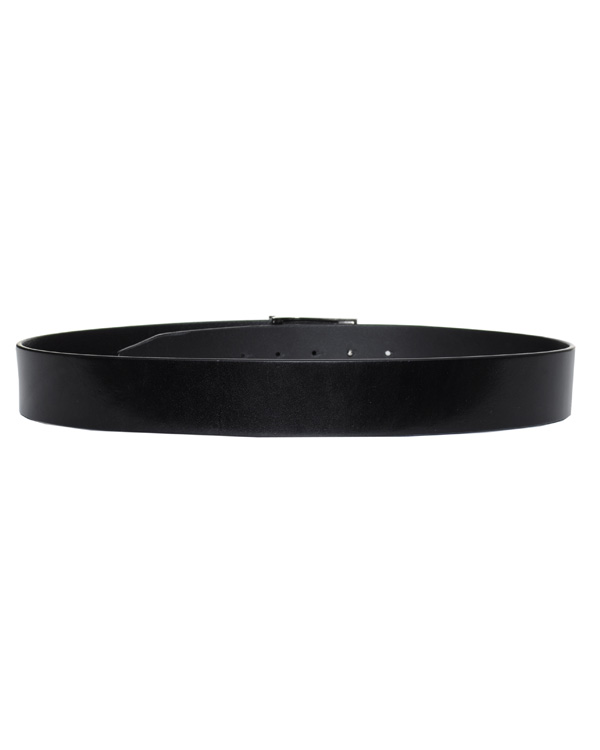 Herre | Tiger of Sweden Leather Logo Belt Black | Tiger of Sweden | Leather Logo Belt Black