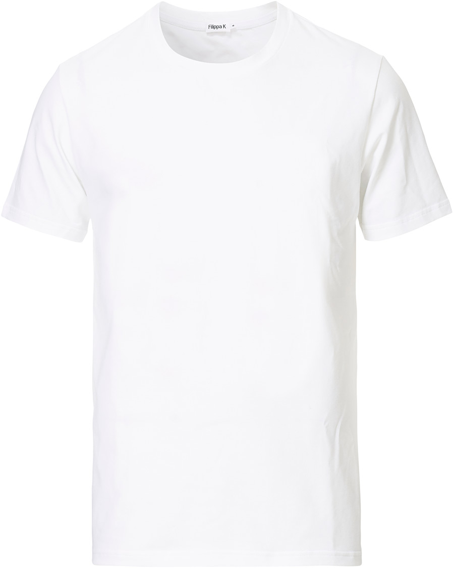 Herre | T-Shirts | Filippa K | Soft Lycra Tee White