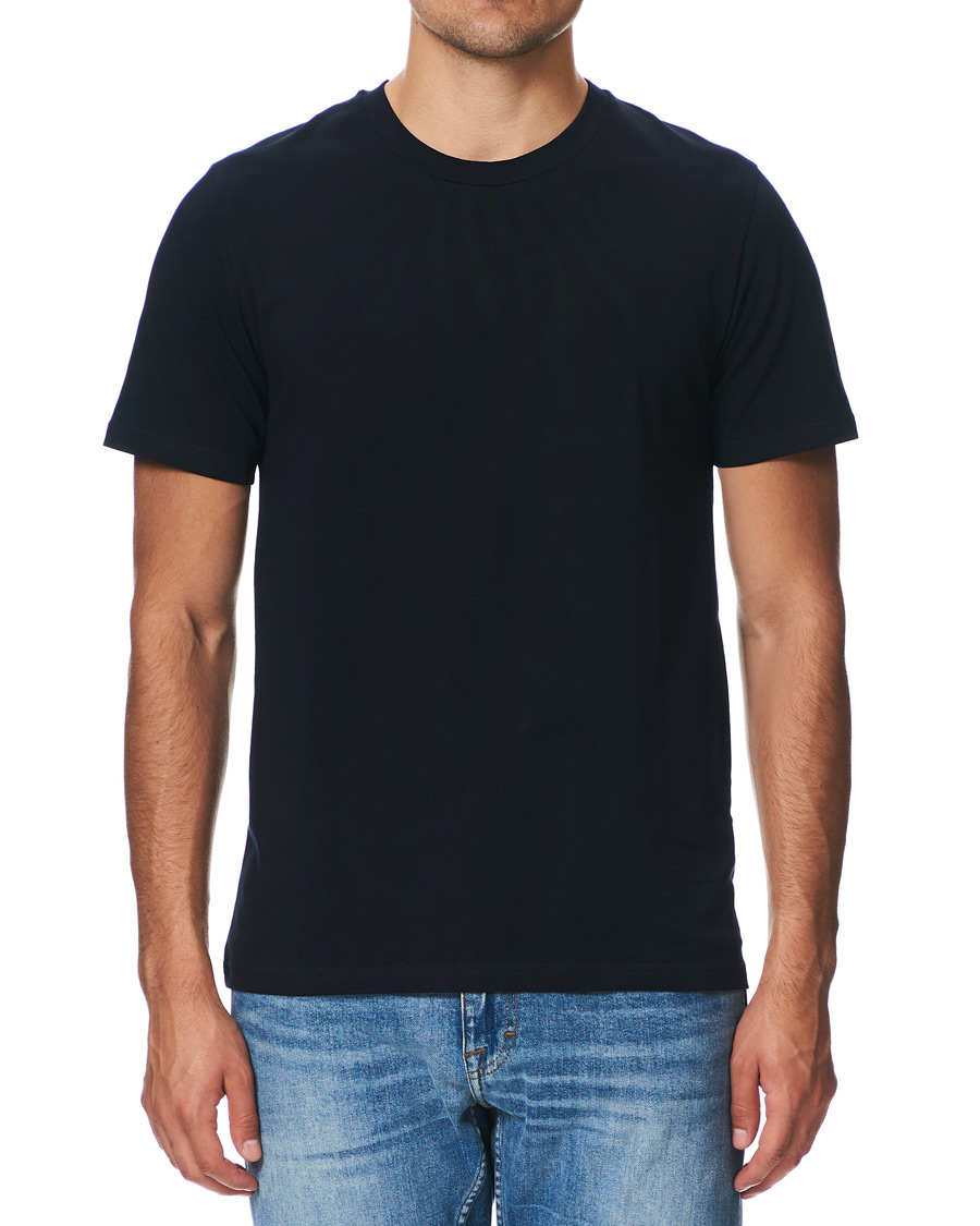 Herre | T-Shirts | Filippa K | Soft Lycra Tee Navy