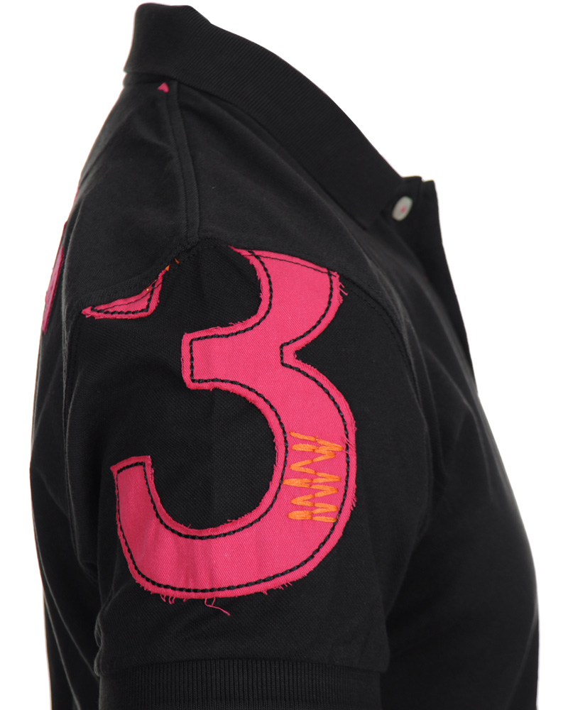 Herre | Polotrøjer | La Martina | Replica Piquet Stretch Black