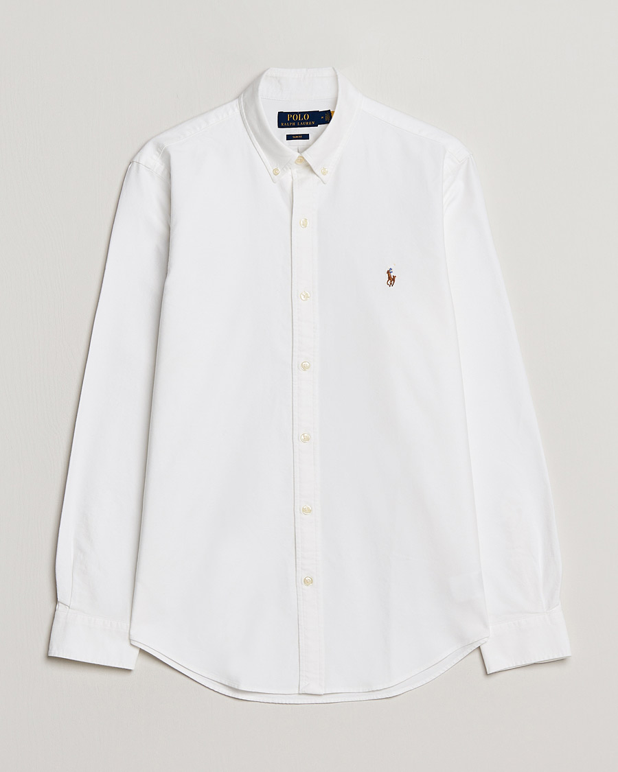 Herre | Skjorter | Polo Ralph Lauren | Slim Fit Shirt Oxford White