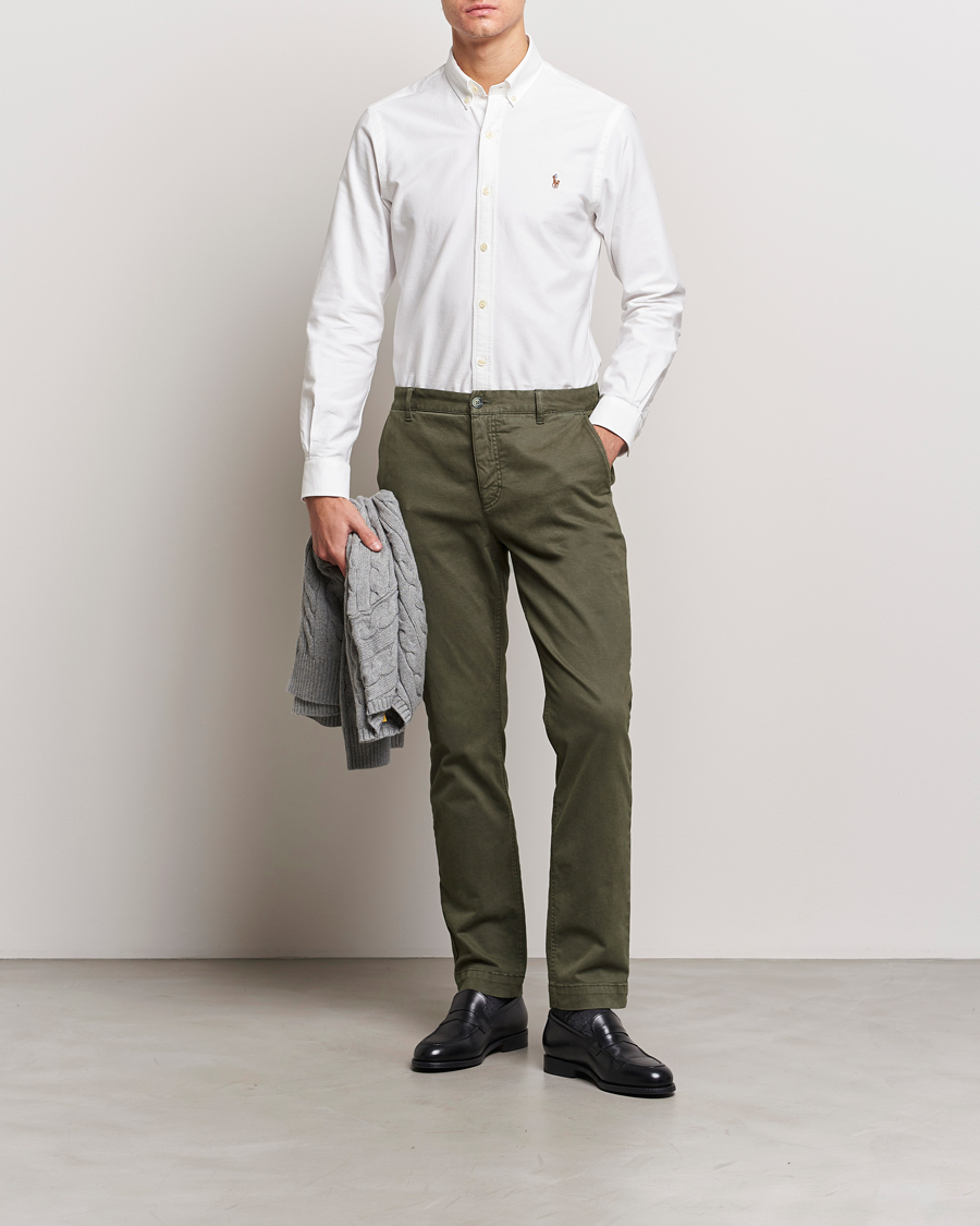 Herre | Skjorter | Polo Ralph Lauren | Slim Fit Shirt Oxford White