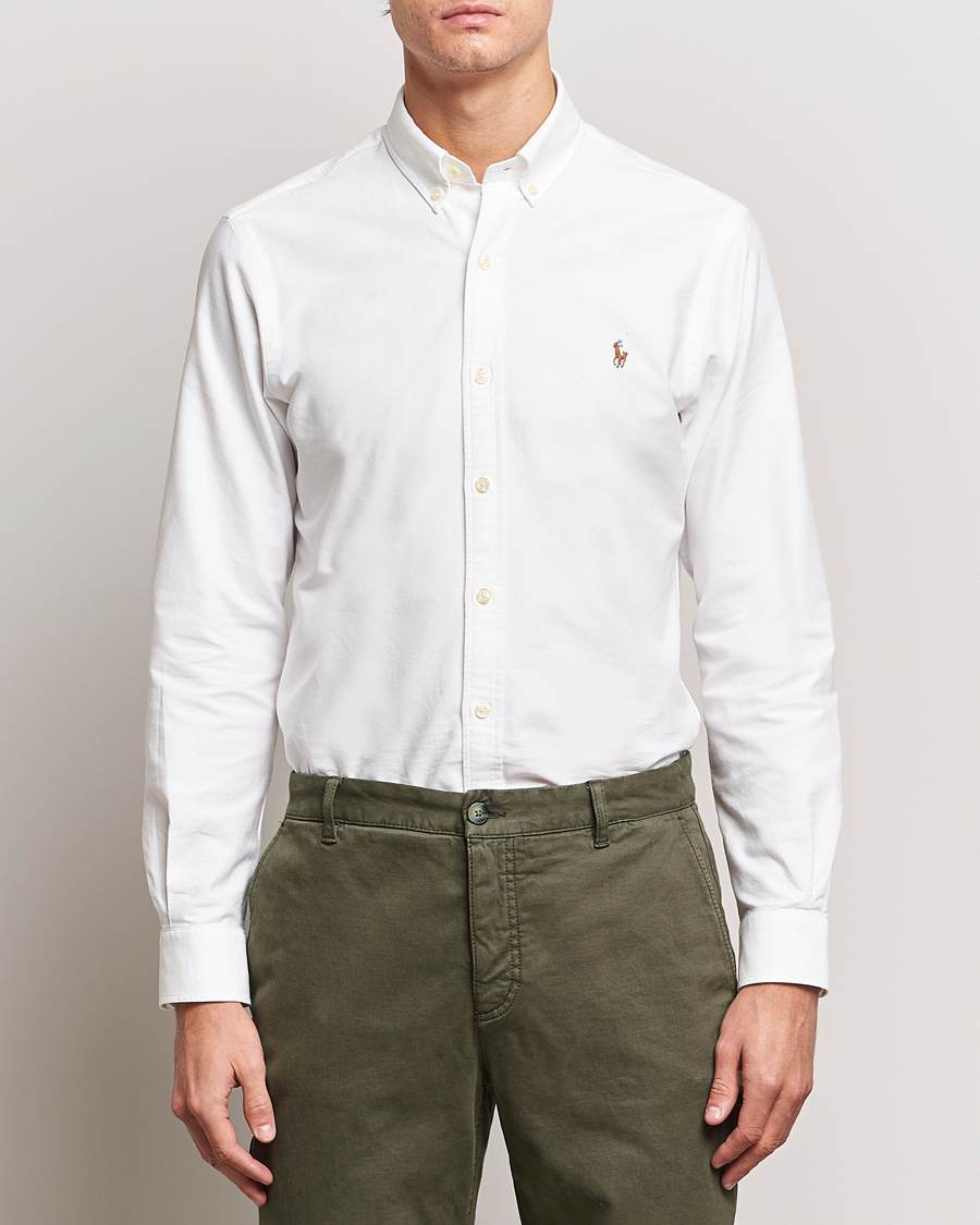 Herre | World of Ralph Lauren | Polo Ralph Lauren | Slim Fit Shirt Oxford White