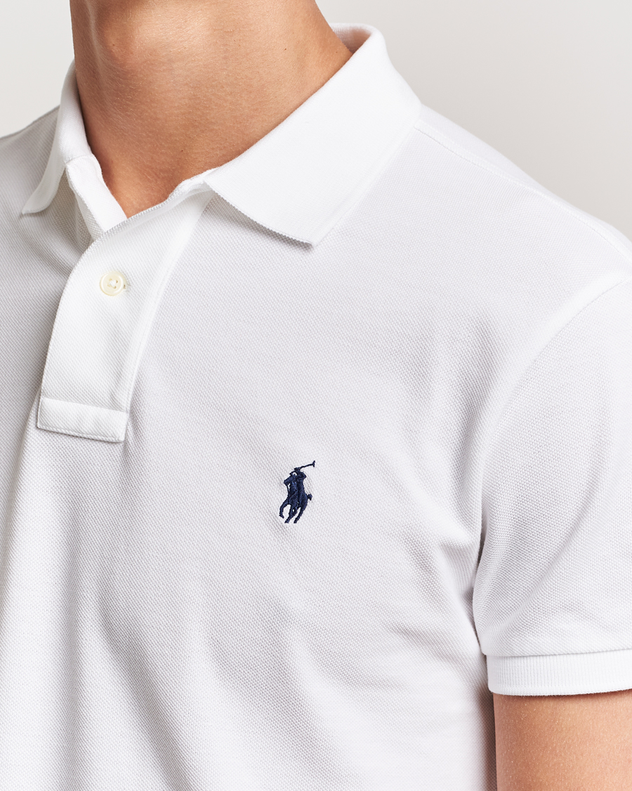 Herre | Polotrøjer | Polo Ralph Lauren | Slim Fit Polo White