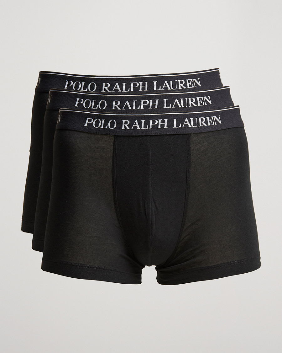 Herre | Boxershorts | Polo Ralph Lauren | 3-Pack Trunk Black