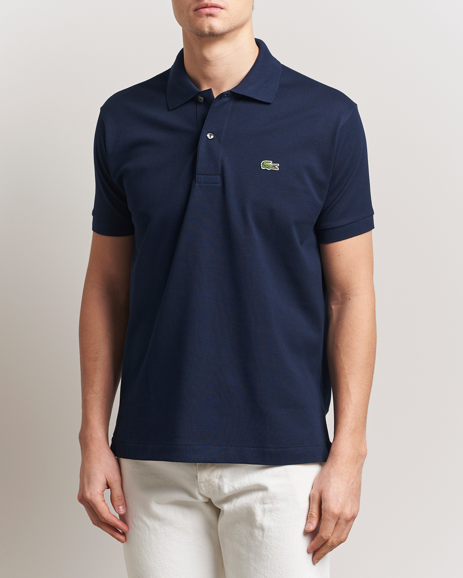 Herre | Kortærmede polotrøjer | Lacoste | Original Polo Piké Navy