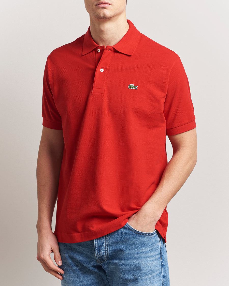 Herre | Kortærmede polotrøjer | Lacoste | Original Polo Piké Red