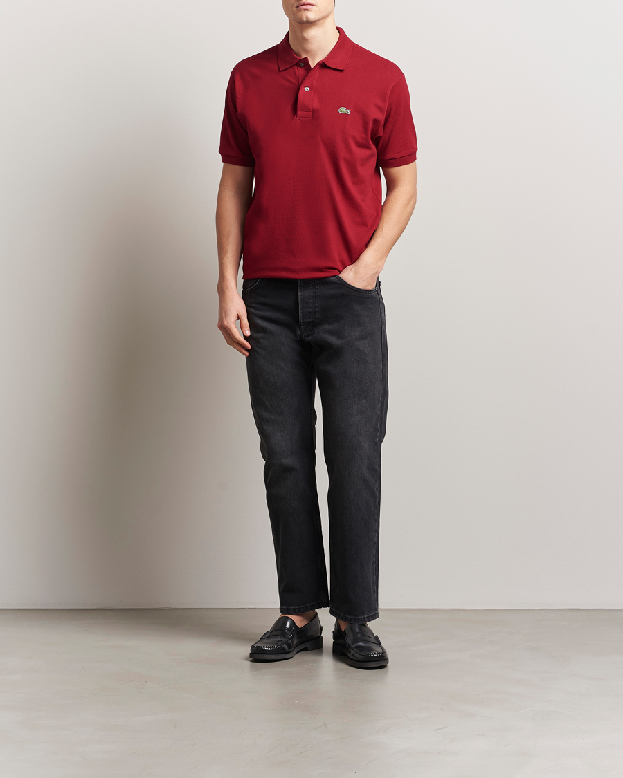 Herre | Polotrøjer | Lacoste | Original Polo Piké Bordeaux
