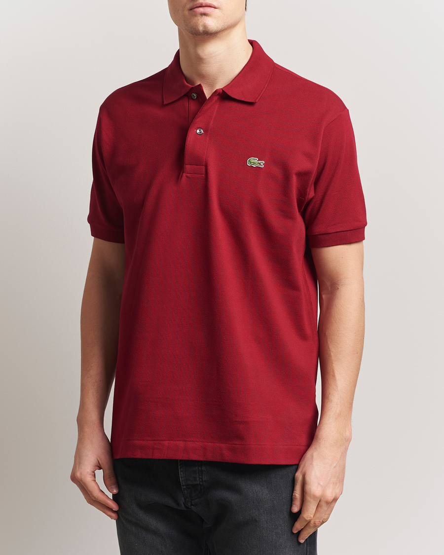 Herre | Polotrøjer | Lacoste | Original Polo Piké Bordeaux