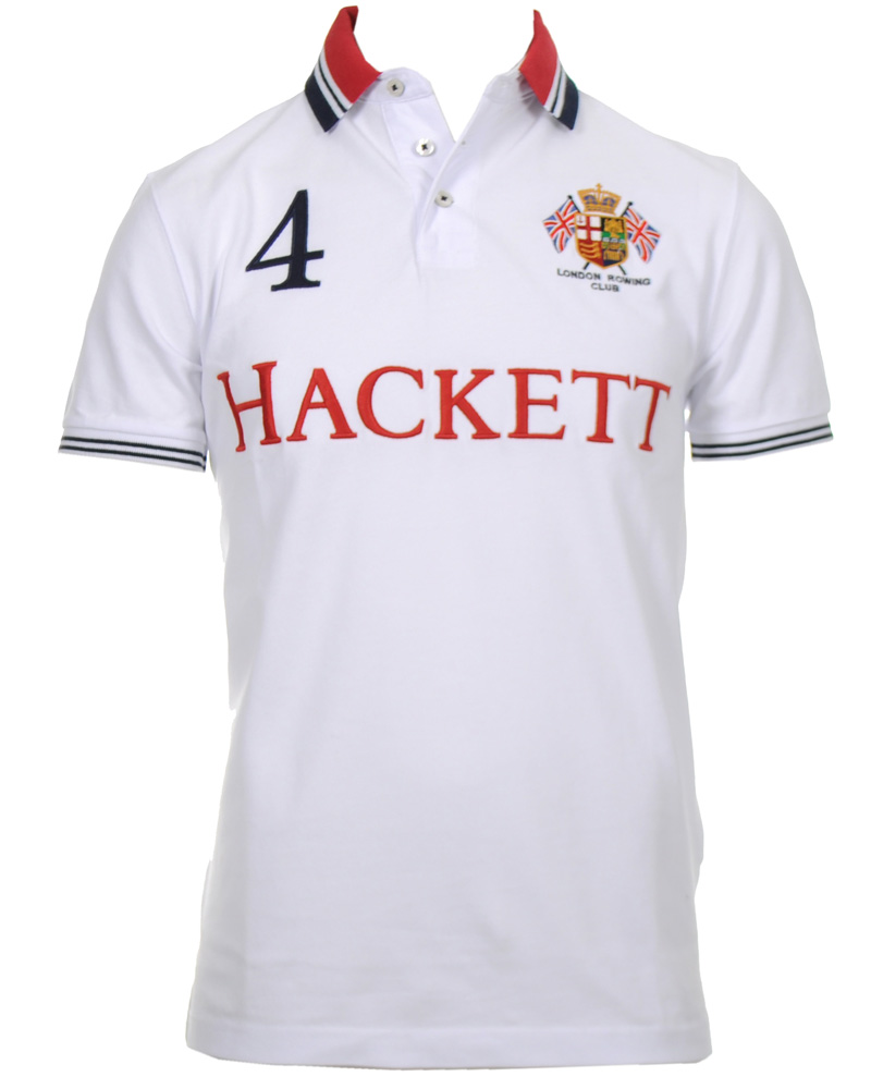 Herre | Polotrøjer | Hackett | London Rowing Club Polo Piké White