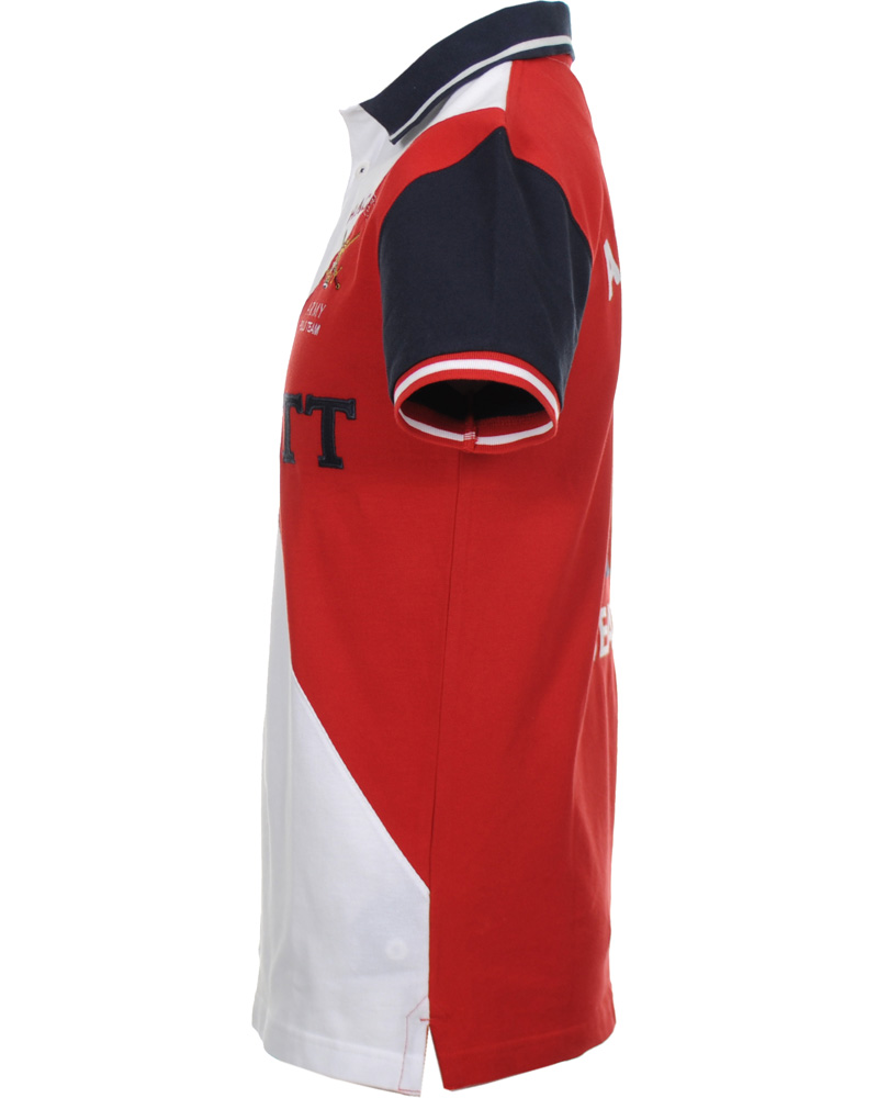 Herre | Polotrøjer | Hackett | Army Polo Team Diamond Piké White/Red