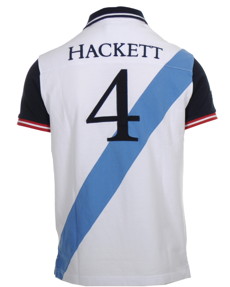 Herre | Polotrøjer | Hackett | Sash Polo Piké White