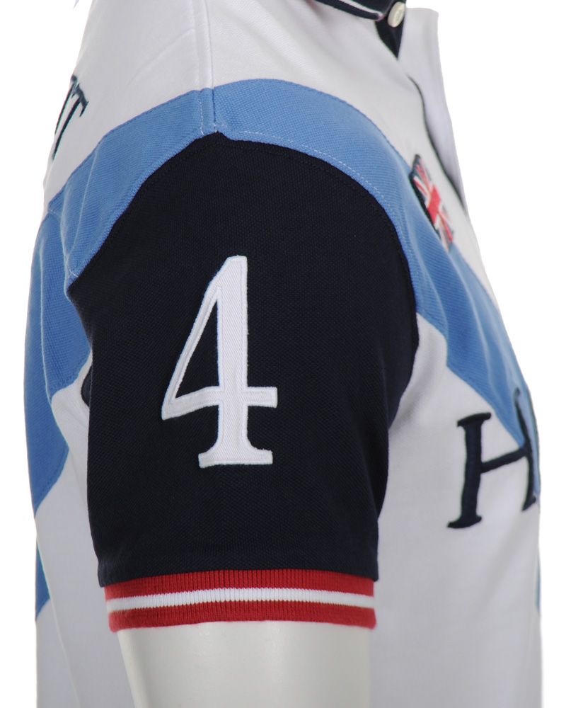 Herre | Polotrøjer | Hackett | Sash Polo Piké White