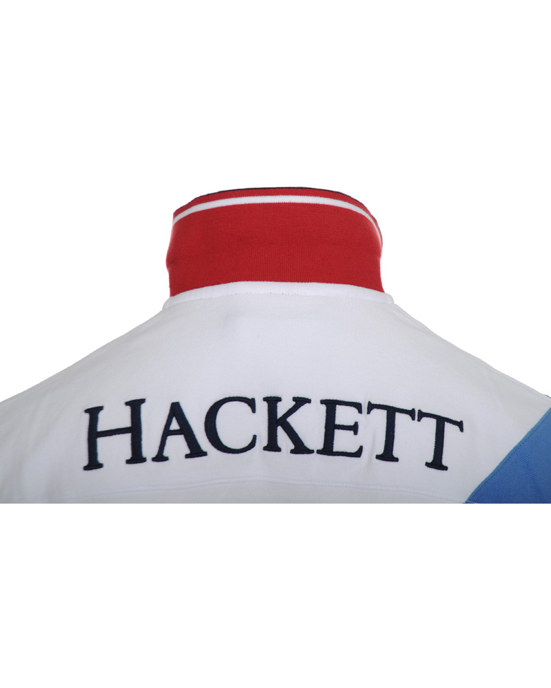 Herre | Polotrøjer | Hackett | Sash Polo Piké White