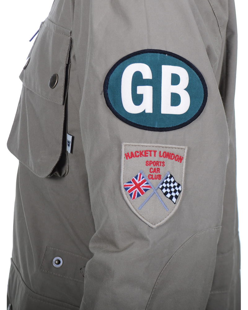Herre | Jakker | Hackett | Summer Rally Jacket British Khaki
