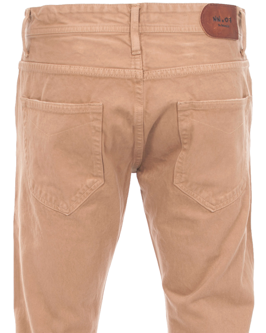 Herre | Bukser | NN07 | James 1532 Selvage 5-Pocket Brown