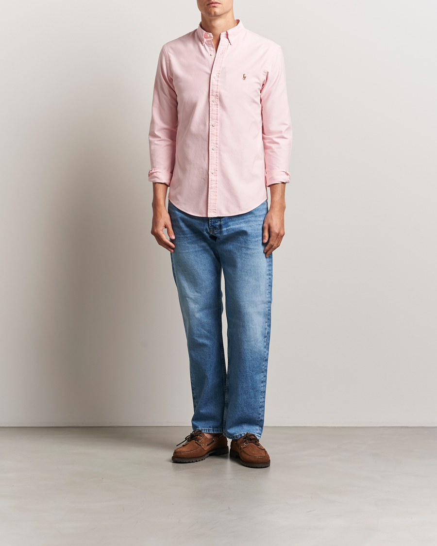 Herre | Skjorter | Polo Ralph Lauren | Slim Fit Shirt Oxford Pink