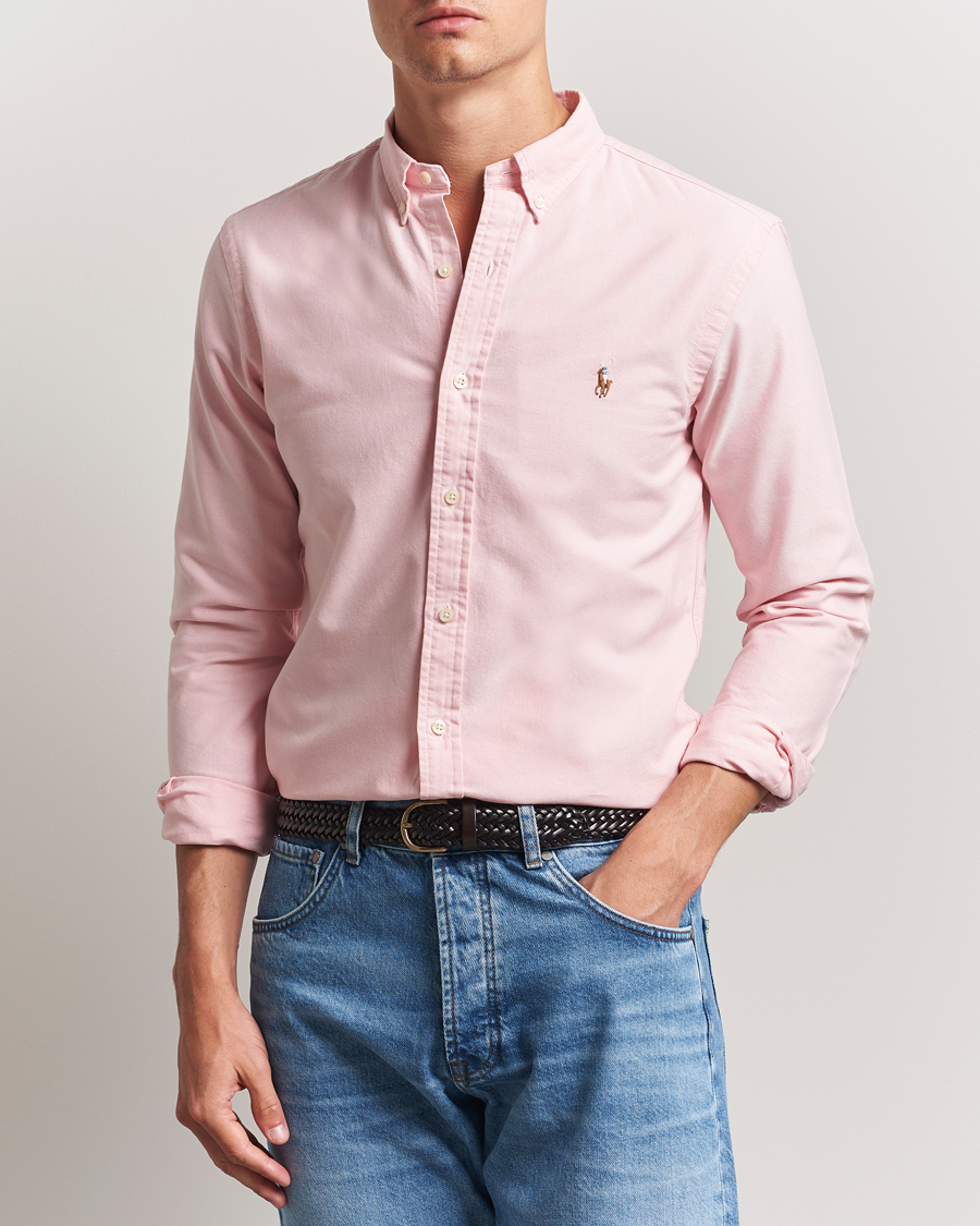 Herre | Skjorter | Polo Ralph Lauren | Slim Fit Shirt Oxford Pink