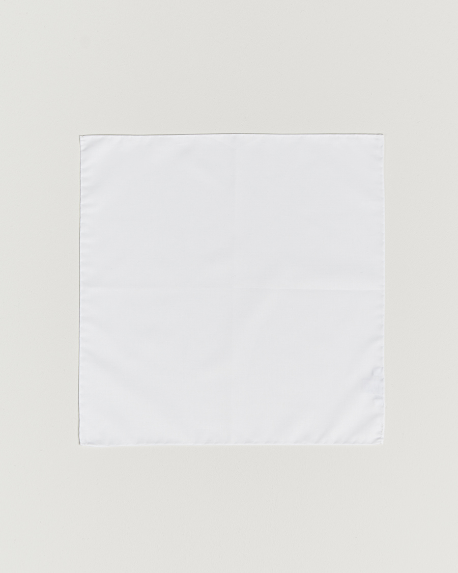 Herre | Lommeklude | Stenströms | Handkerchief Cotton White