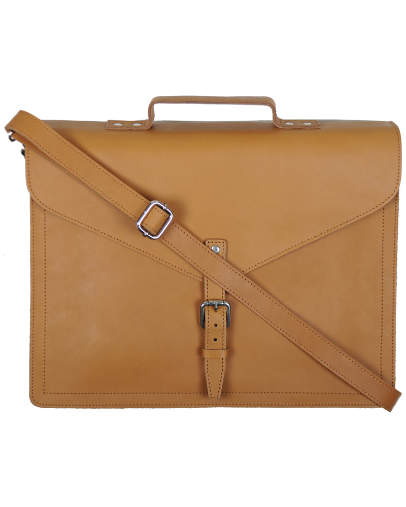 Herre | Sandqvist Lennart Breifcase Leather Tan Brown | Sandqvist | Lennart Breifcase Leather Tan Brown