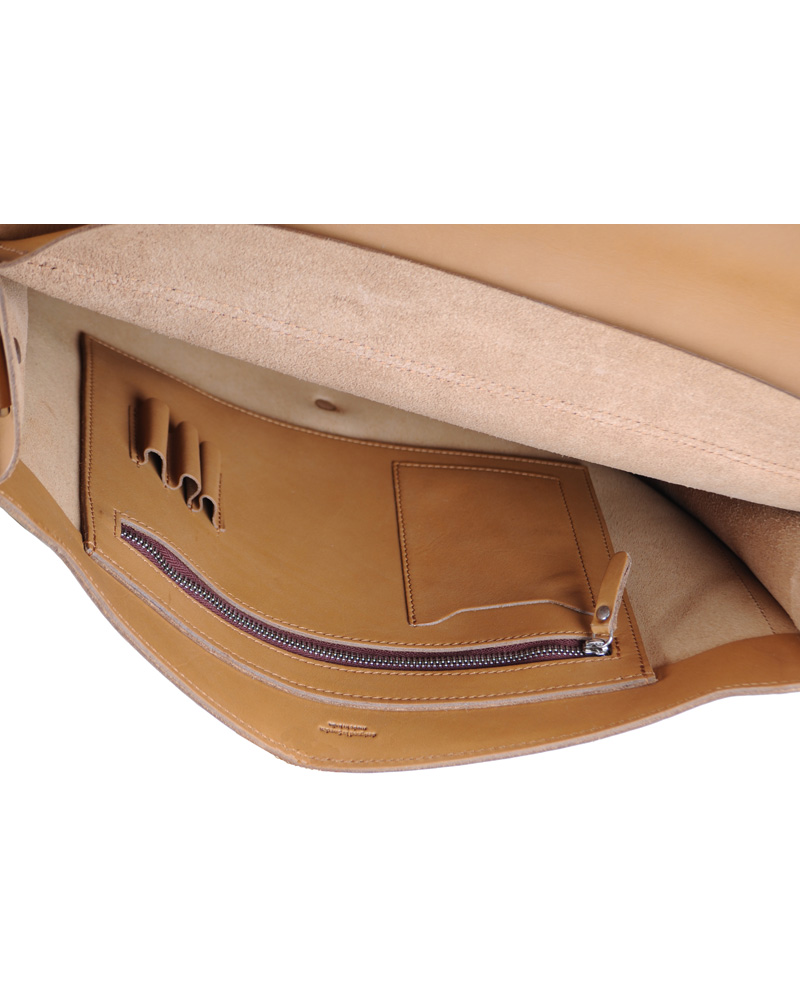 Herre | Sandqvist Lennart Breifcase Leather Tan Brown | Sandqvist | Lennart Breifcase Leather Tan Brown