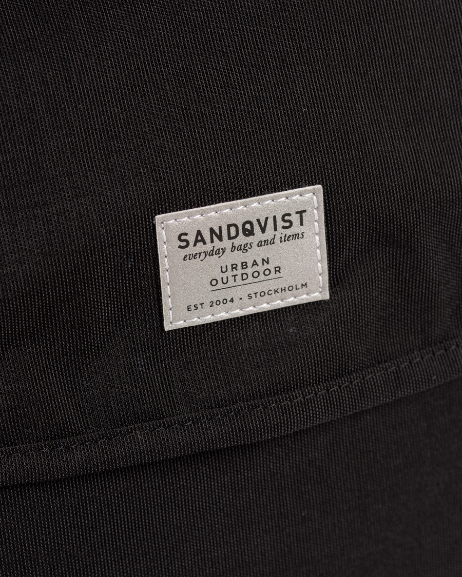 Herre | Sandqvist Erik Messenger Bag Cordura Black | Sandqvist | Erik Messenger Bag Cordura Black