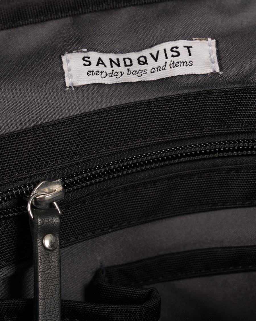 Herre | Sandqvist Erik Messenger Bag Cordura Black | Sandqvist | Erik Messenger Bag Cordura Black