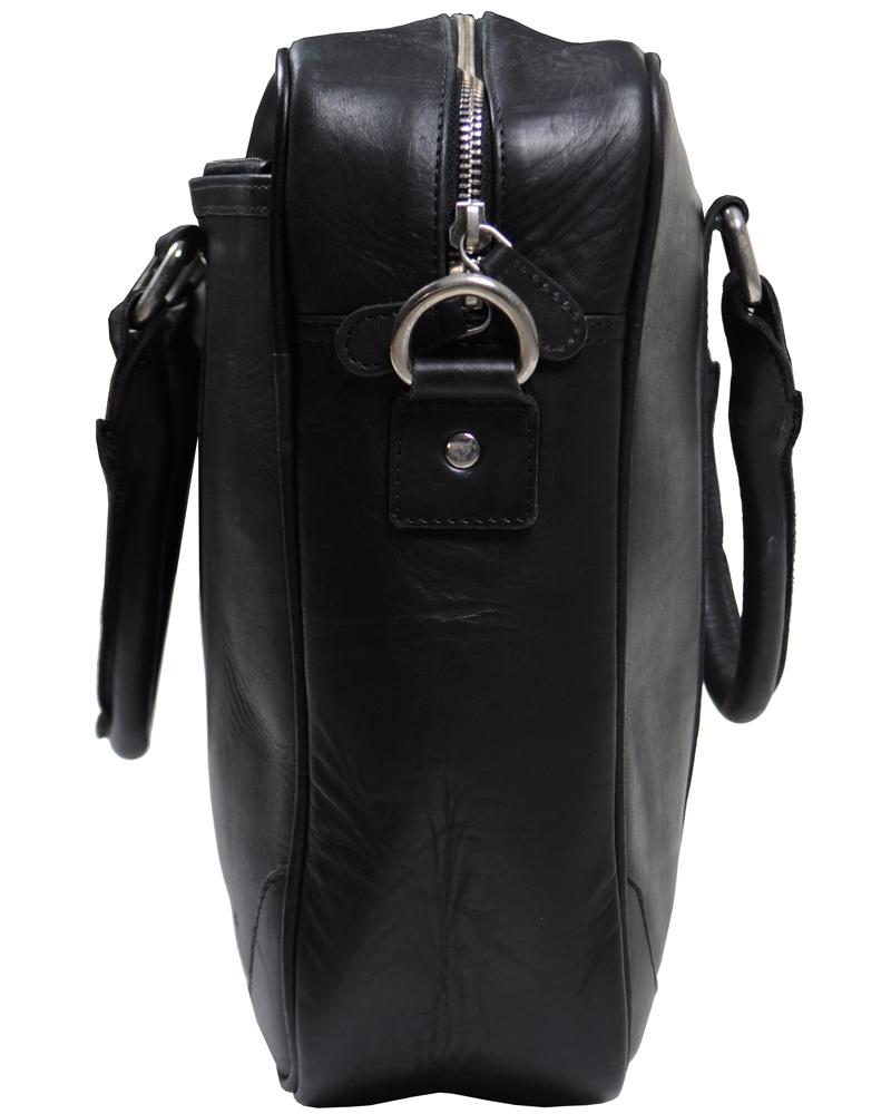 Herre | Sandqvist Arvid Laptop Bag 15'' Leather Black | Sandqvist | Arvid Laptop Bag 15'' Leather Black