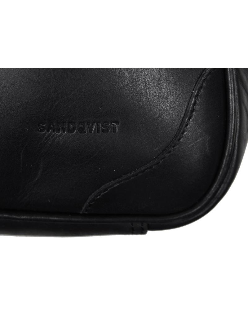 Herre | Sandqvist Arvid Laptop Bag 15'' Leather Black | Sandqvist | Arvid Laptop Bag 15'' Leather Black