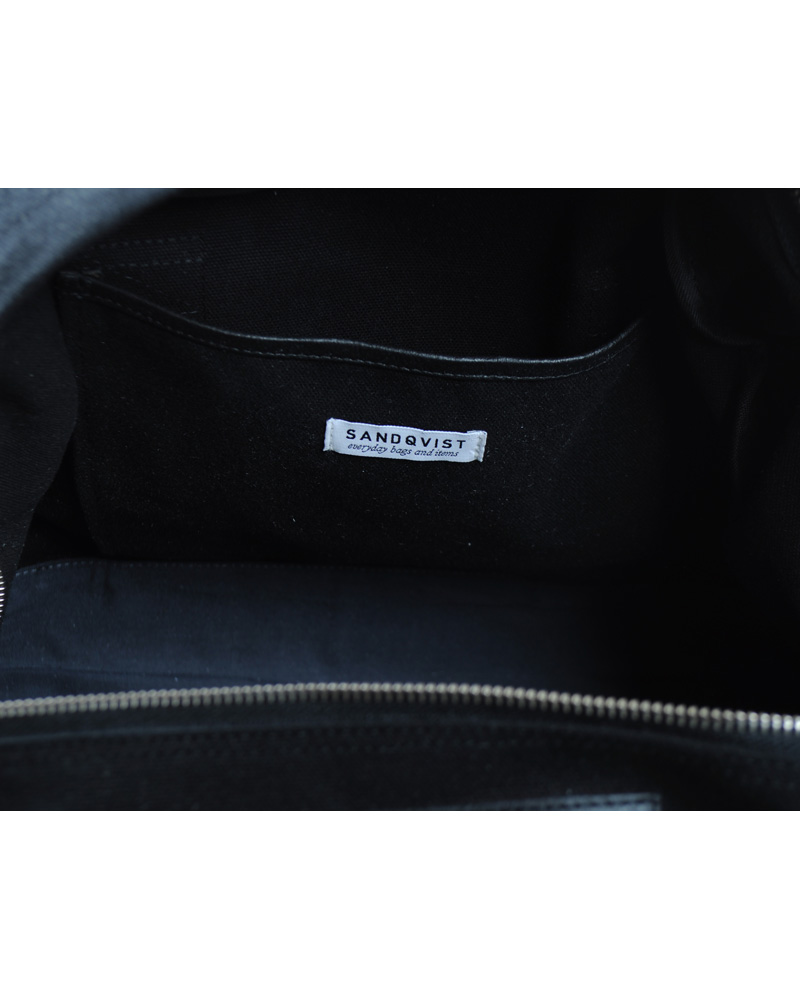 Herre | Sandqvist Carl-Gustaf Weekendbag Canvas Svart | Sandqvist | Carl-Gustaf Weekendbag Canvas Svart