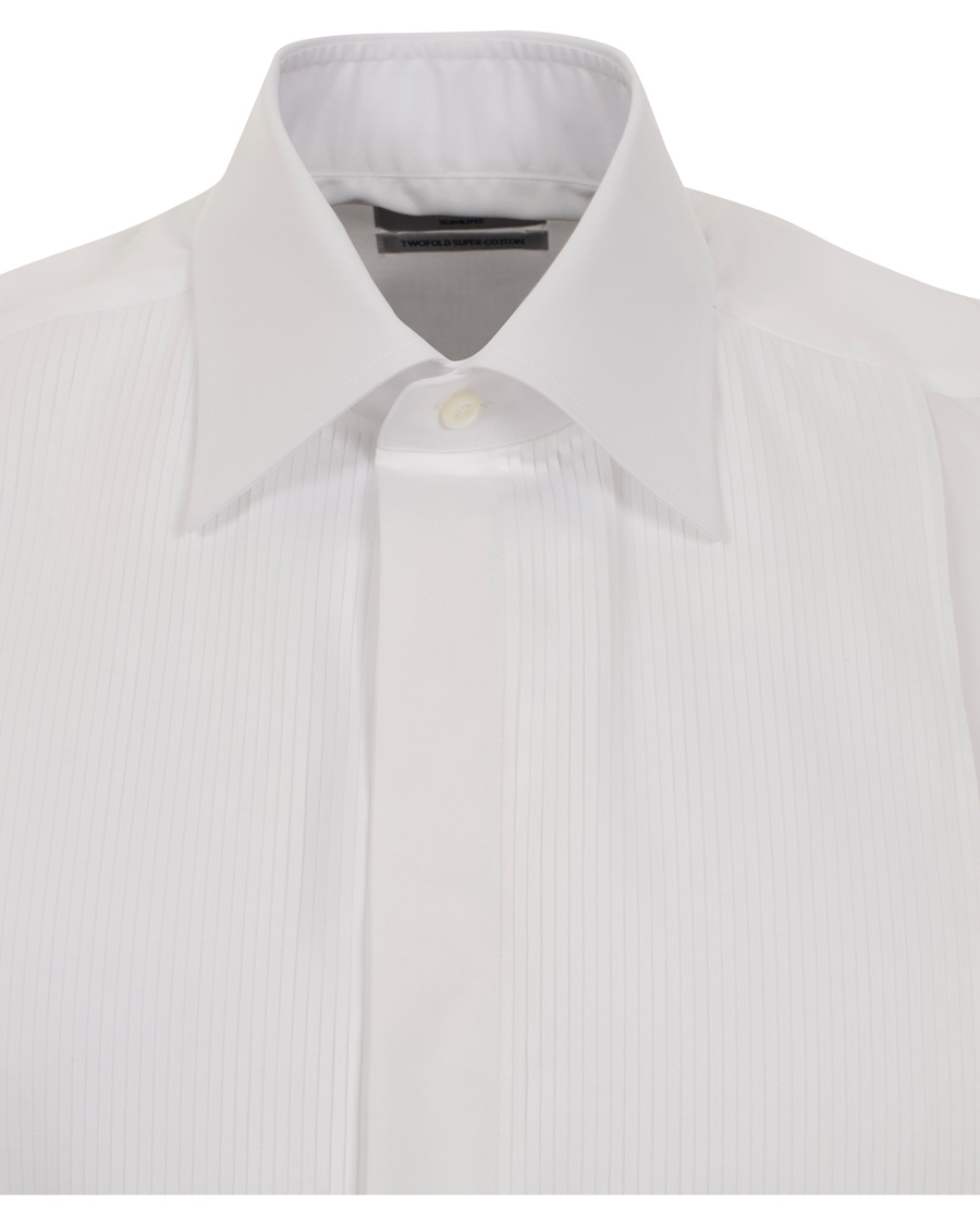 Herre | Skjorter | Stenströms | Slimline Tuxedo Shirt White 43 - XL