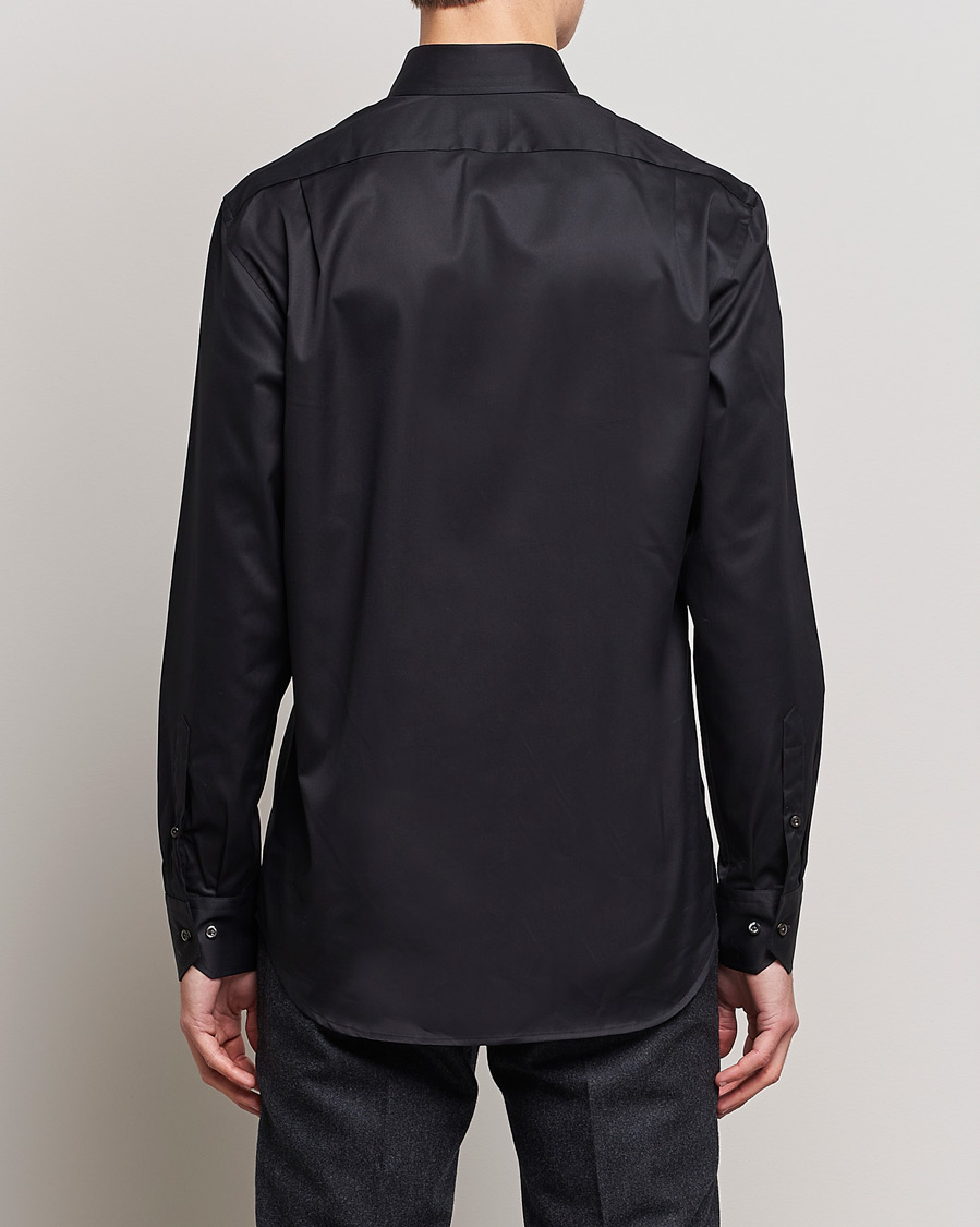 Herre | Skjorter | Stenströms | Fitted Body Shirt Black
