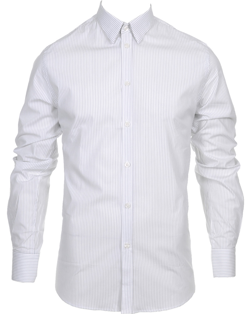 Herre | Skjorter | Filippa K | Paul Stretch Shirt White/Navy
