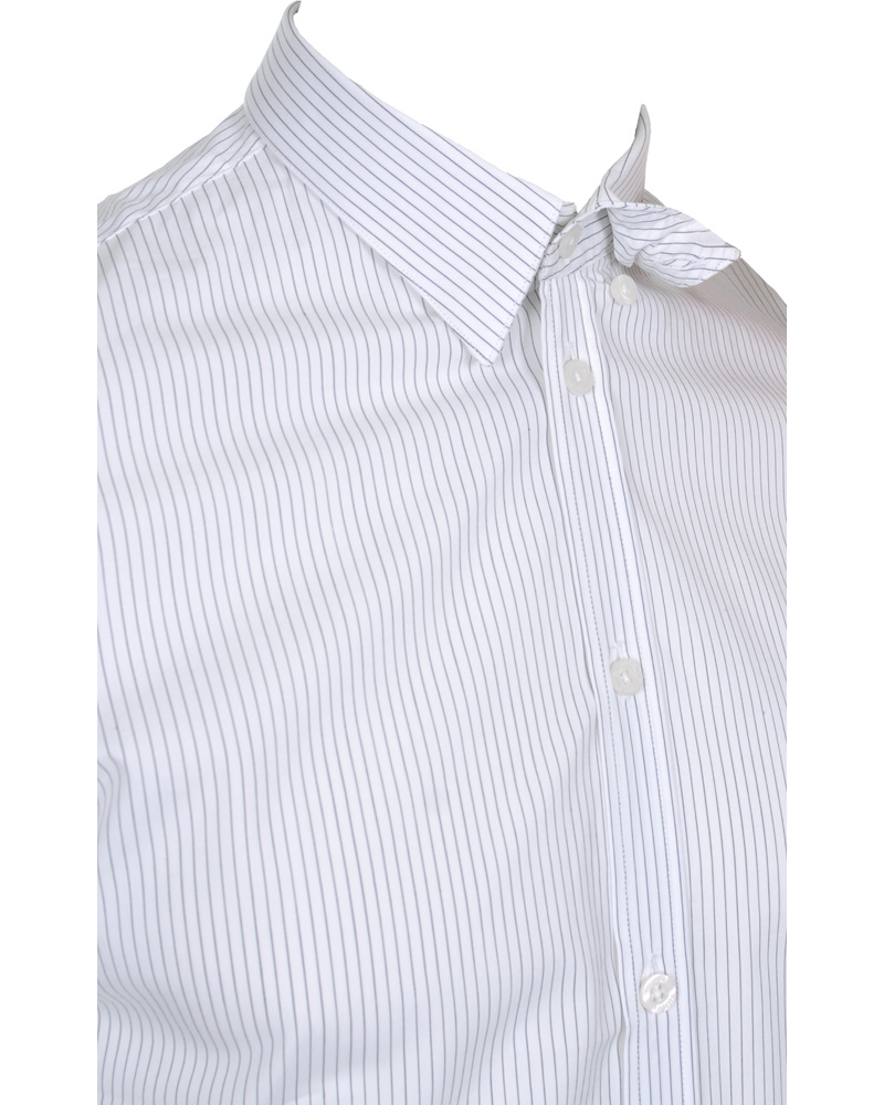 Herre | Skjorter | Filippa K | Paul Stretch Shirt White/Navy