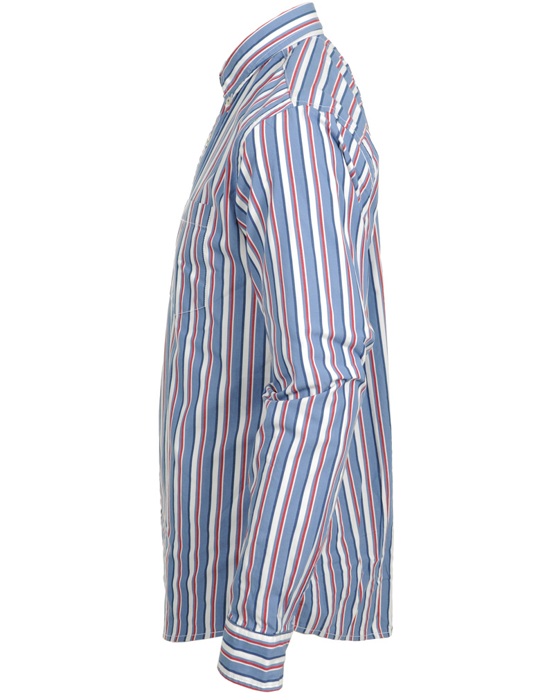 Herre | Skjorter | Tommy Hilfiger | Kos Stripe Shirt Vintage Fit Blue