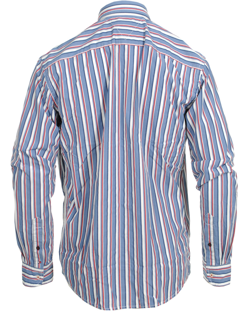 Herre | Skjorter | Tommy Hilfiger | Kos Stripe Shirt Vintage Fit Blue