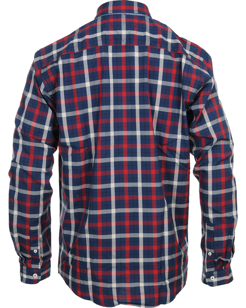 Herre | Skjorter | Tommy Hilfiger | Saint Check Shirt Vintage Fit Blue