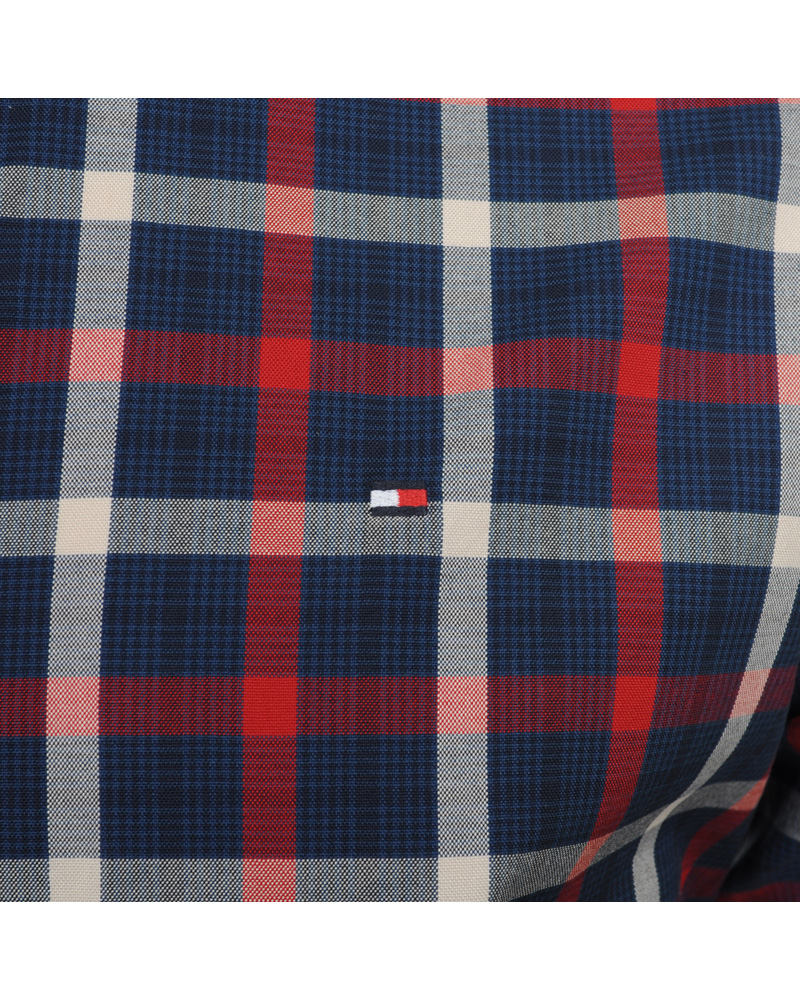 Herre | Skjorter | Tommy Hilfiger | Saint Check Shirt Vintage Fit Blue