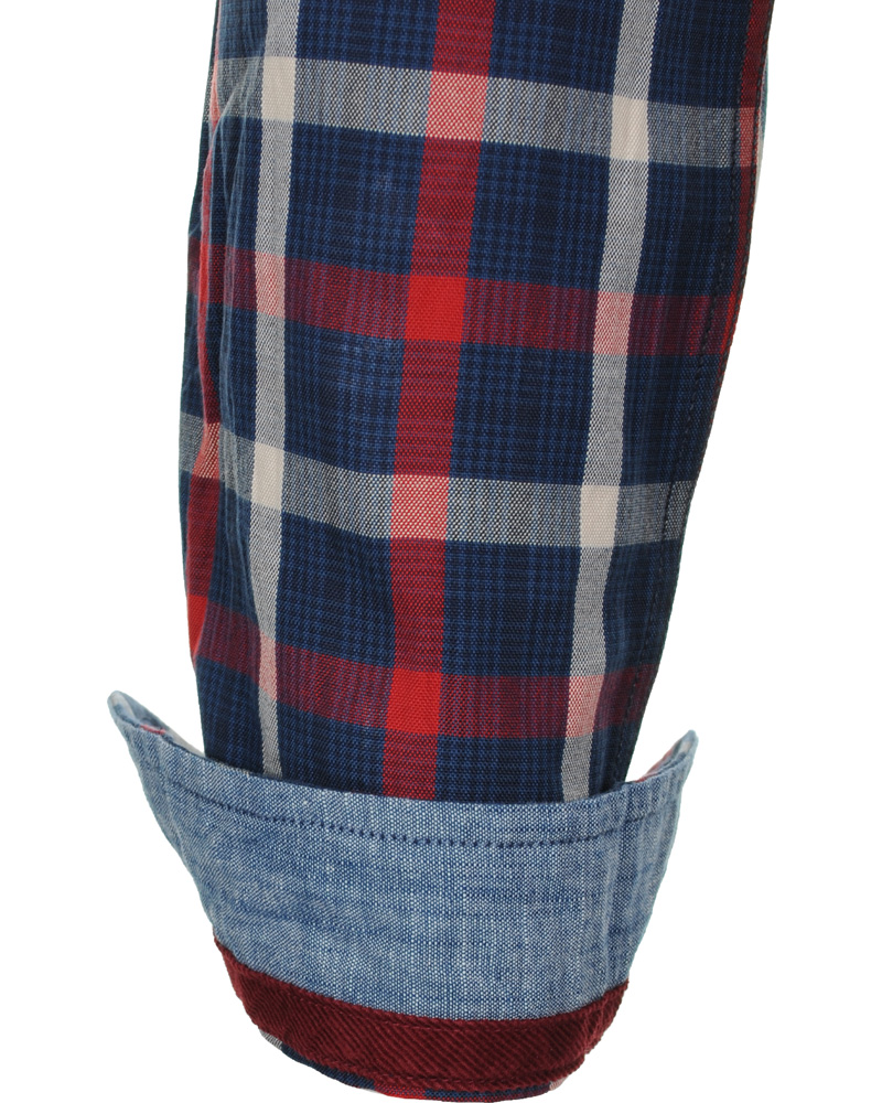 Herre | Skjorter | Tommy Hilfiger | Saint Check Shirt Vintage Fit Blue