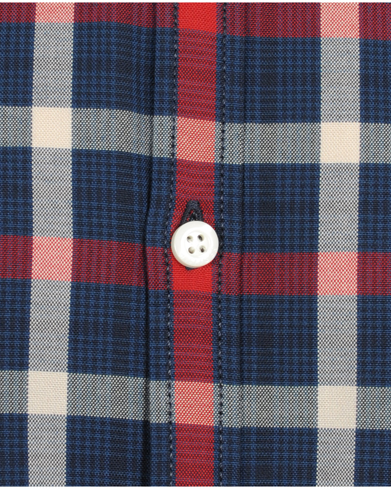 Herre | Skjorter | Tommy Hilfiger | Saint Check Shirt Vintage Fit Blue
