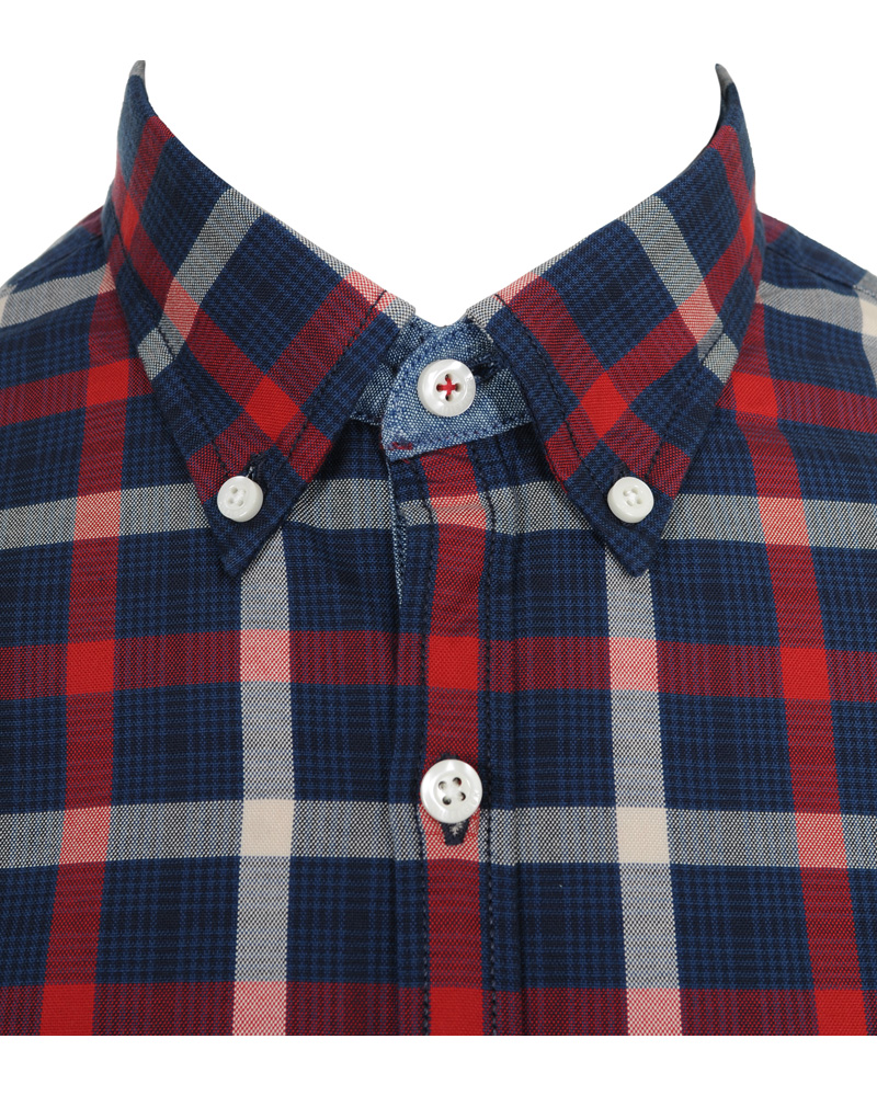 Herre | Skjorter | Tommy Hilfiger | Saint Check Shirt Vintage Fit Blue