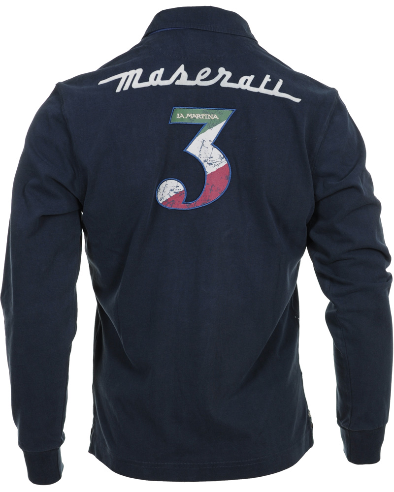 Herre | Trøjer | La Martina | Maserati Polo Rugby Navy