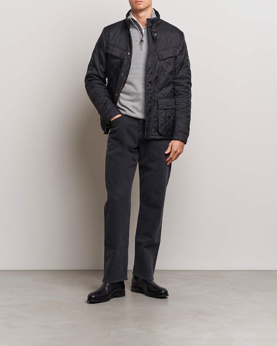 Herre | Jakker | Barbour International | Ariel Polarquilt Black