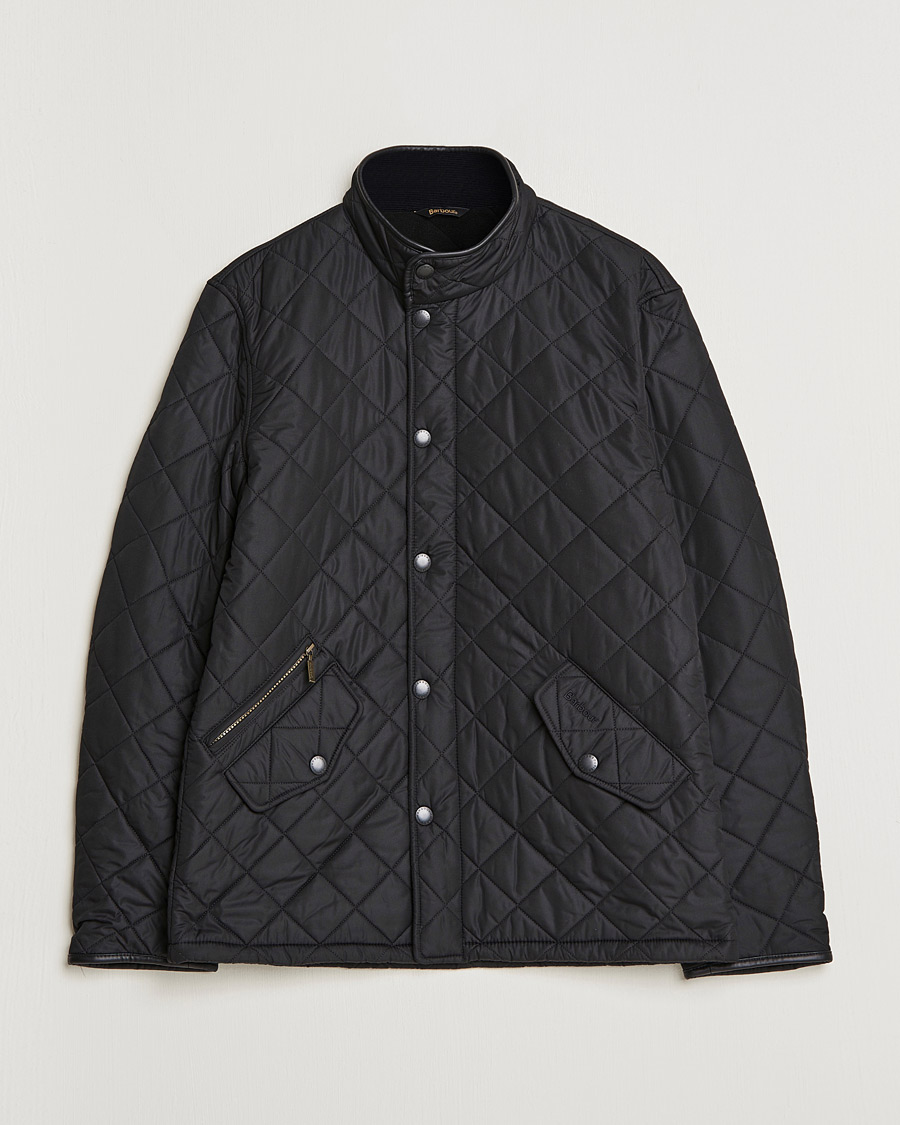 Herre |  | Barbour Lifestyle | Powell Quilted Jacket Black