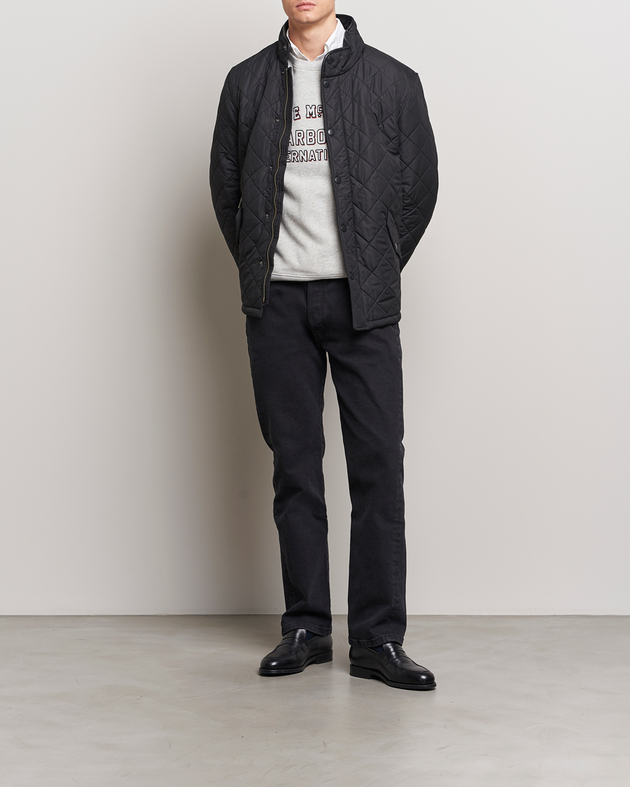 Herre | Jakker | Barbour Lifestyle | Powell Quilted Jacket Black