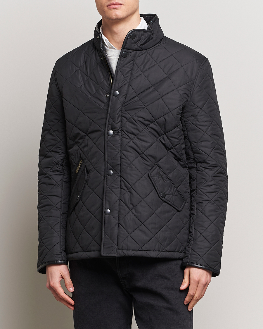 Herre | Klassiske jakker | Barbour Lifestyle | Powell Quilted Jacket Black