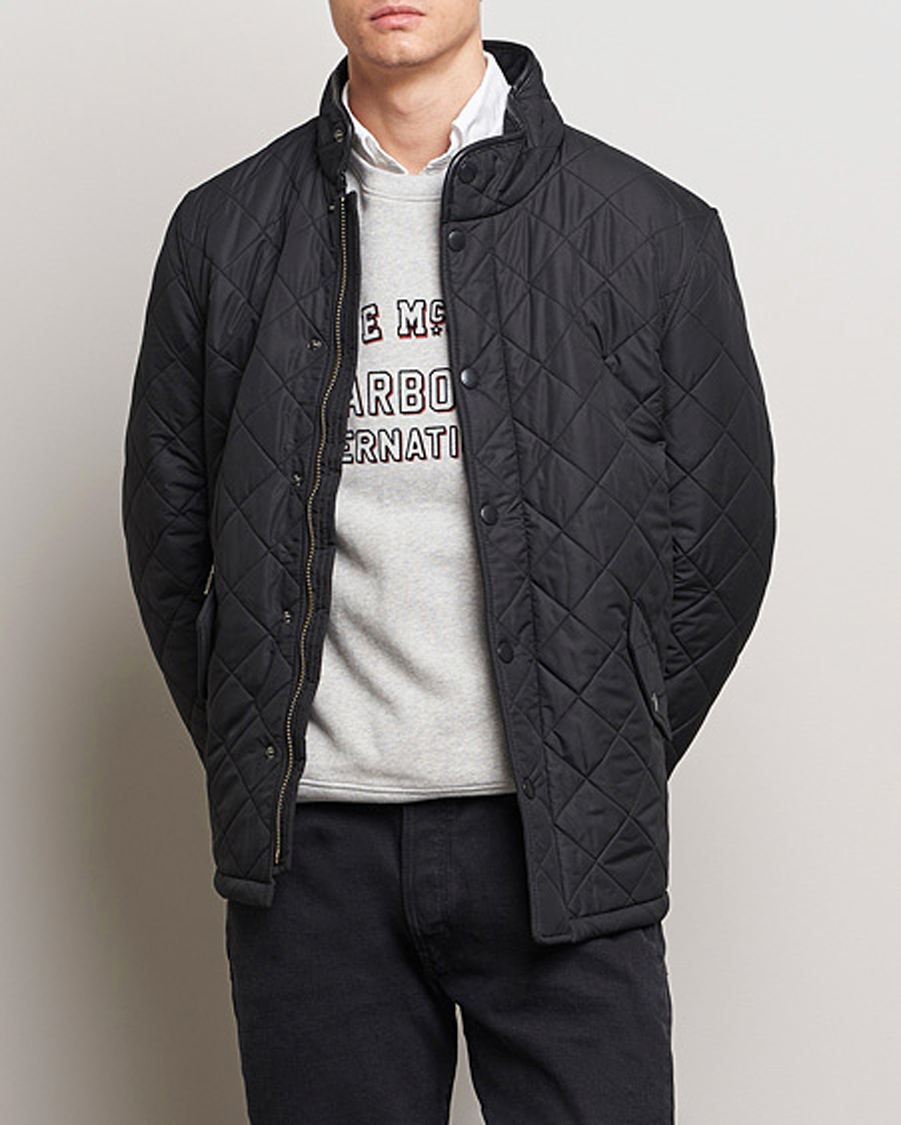 Herre | Jakker | Barbour Lifestyle | Powell Quilted Jacket Black