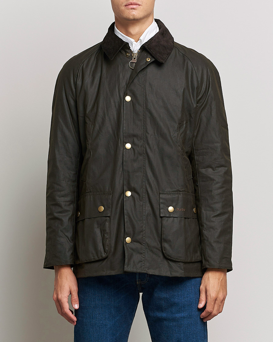 Herre | Oilskinsjakker | Barbour Lifestyle | Ashby Wax Jacket Olive